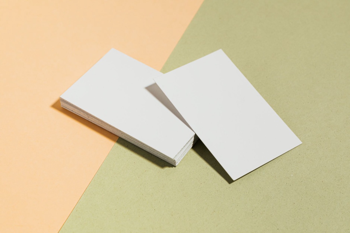 Tarjetas de puntos apiladas