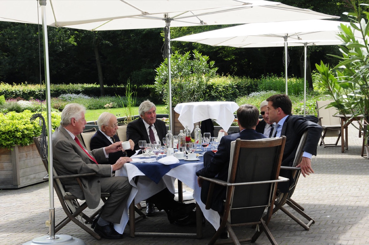 bedrijfsvergadering in kantoor